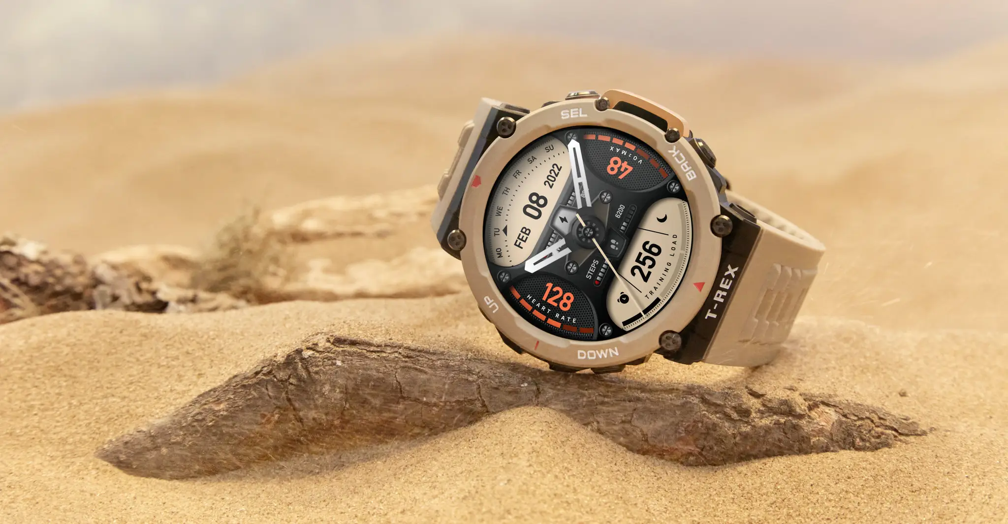 Amazfit T-Rex 2 Desert Khaki